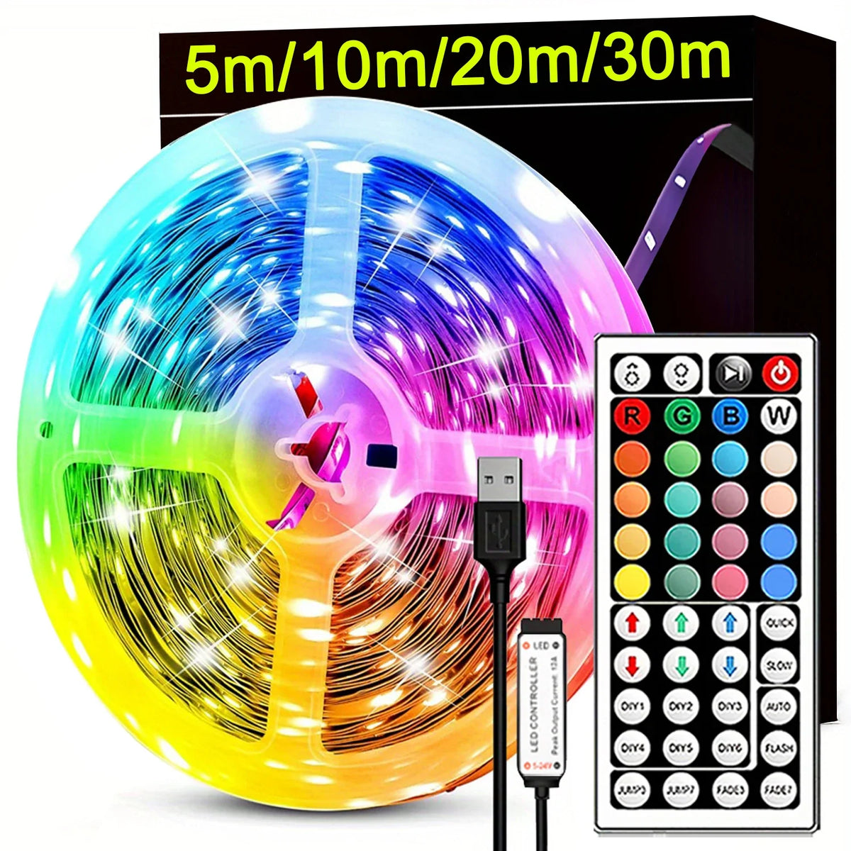 RGB LED strip room lighting