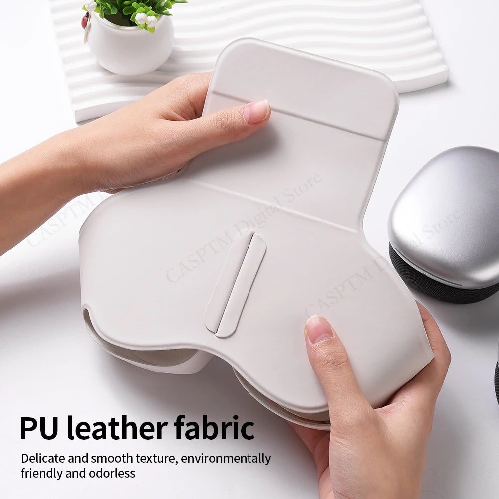 Waterproof PU Leather Protective Case for AirPods Max