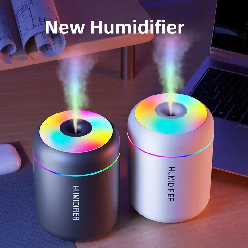 180ml Mini USB Electric Air Humidifier and Aroma Diffuser with Lights