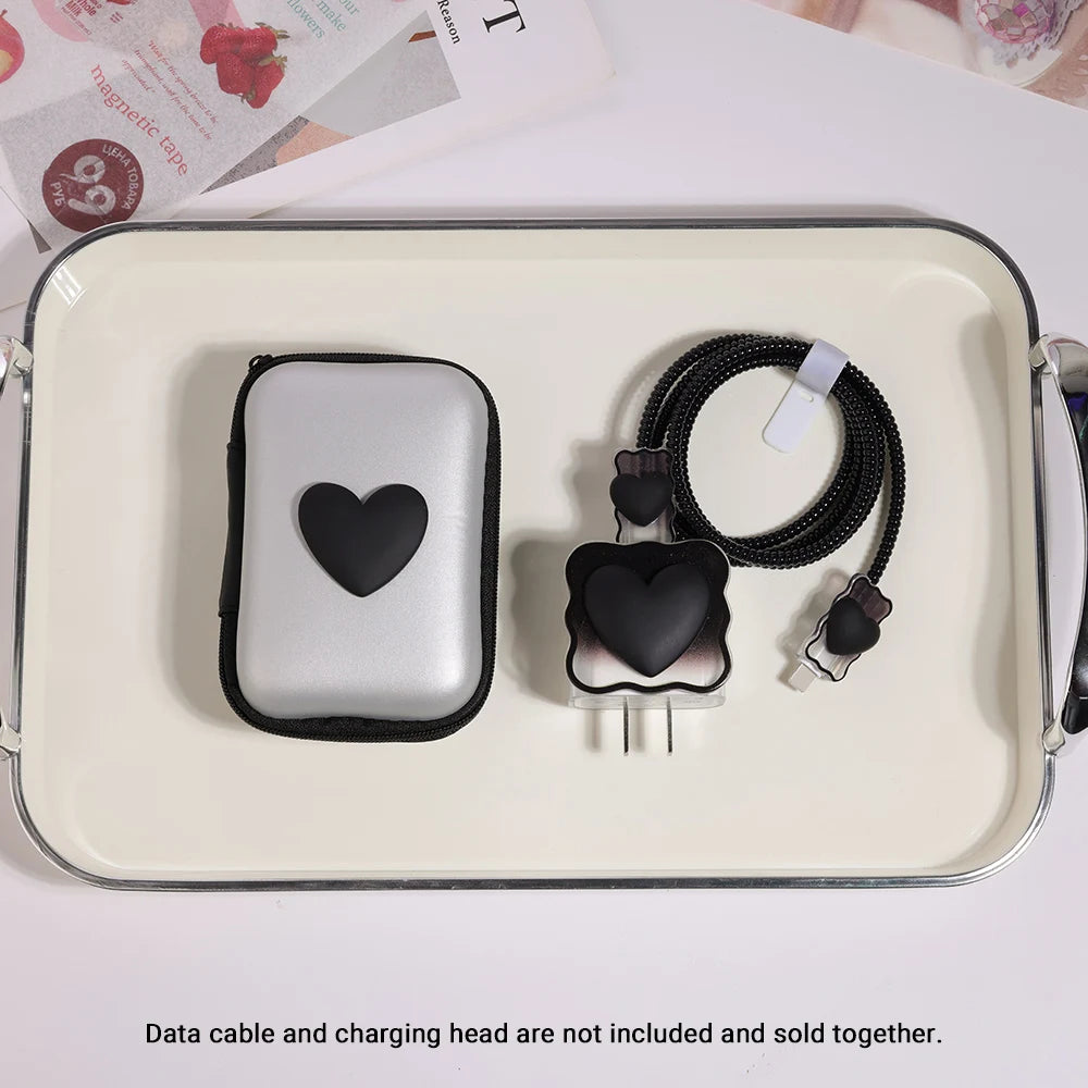 Portable Cable Protector and Storage Bag for iPhone 18W/20W Chargers