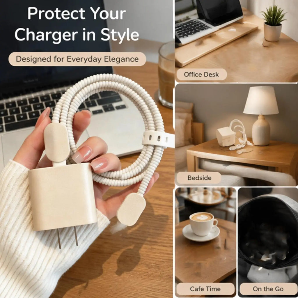 18W/20W Phone Charger Protector and Cable Winder for iPhone