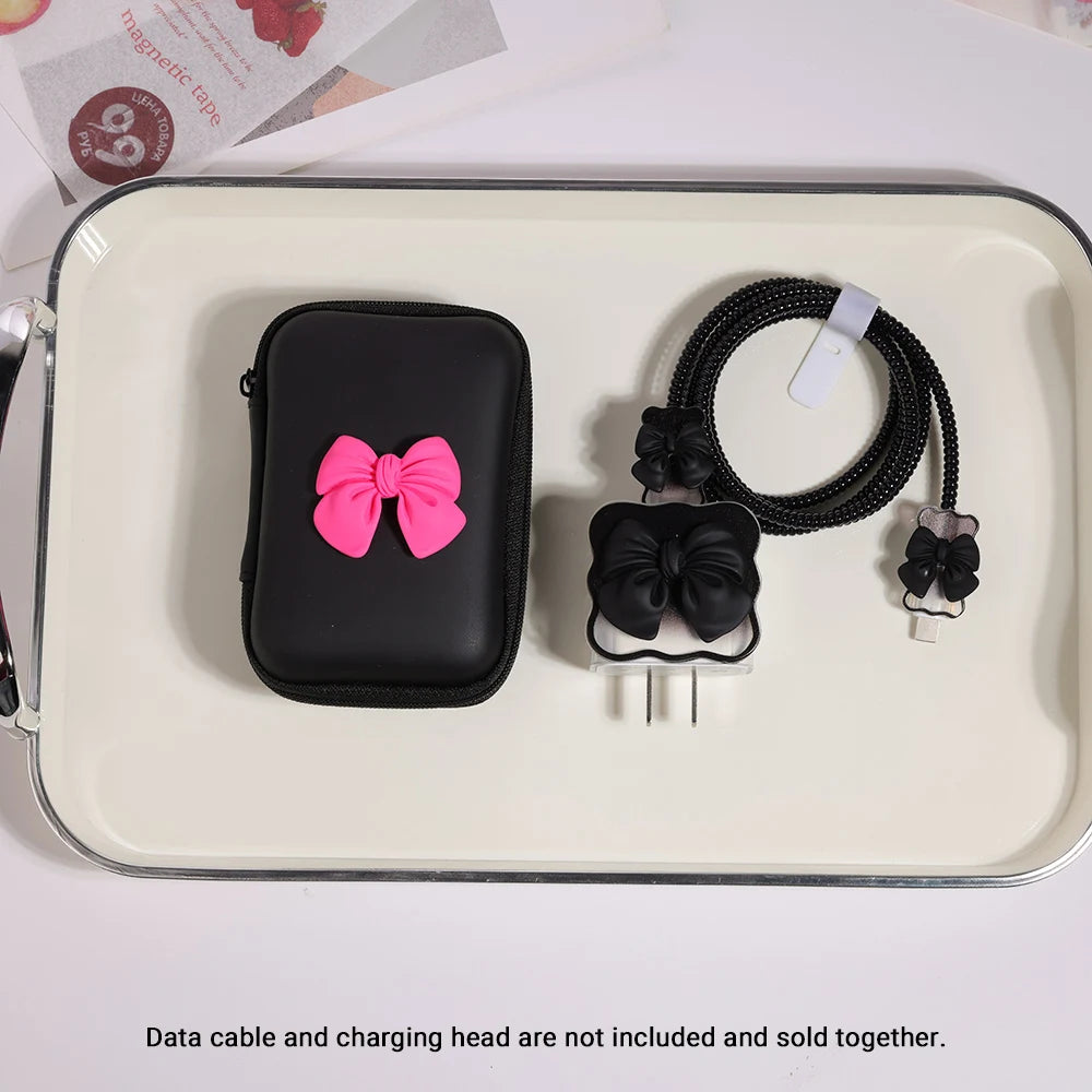 Portable Cable Protector and Storage Bag for iPhone 18W/20W Chargers