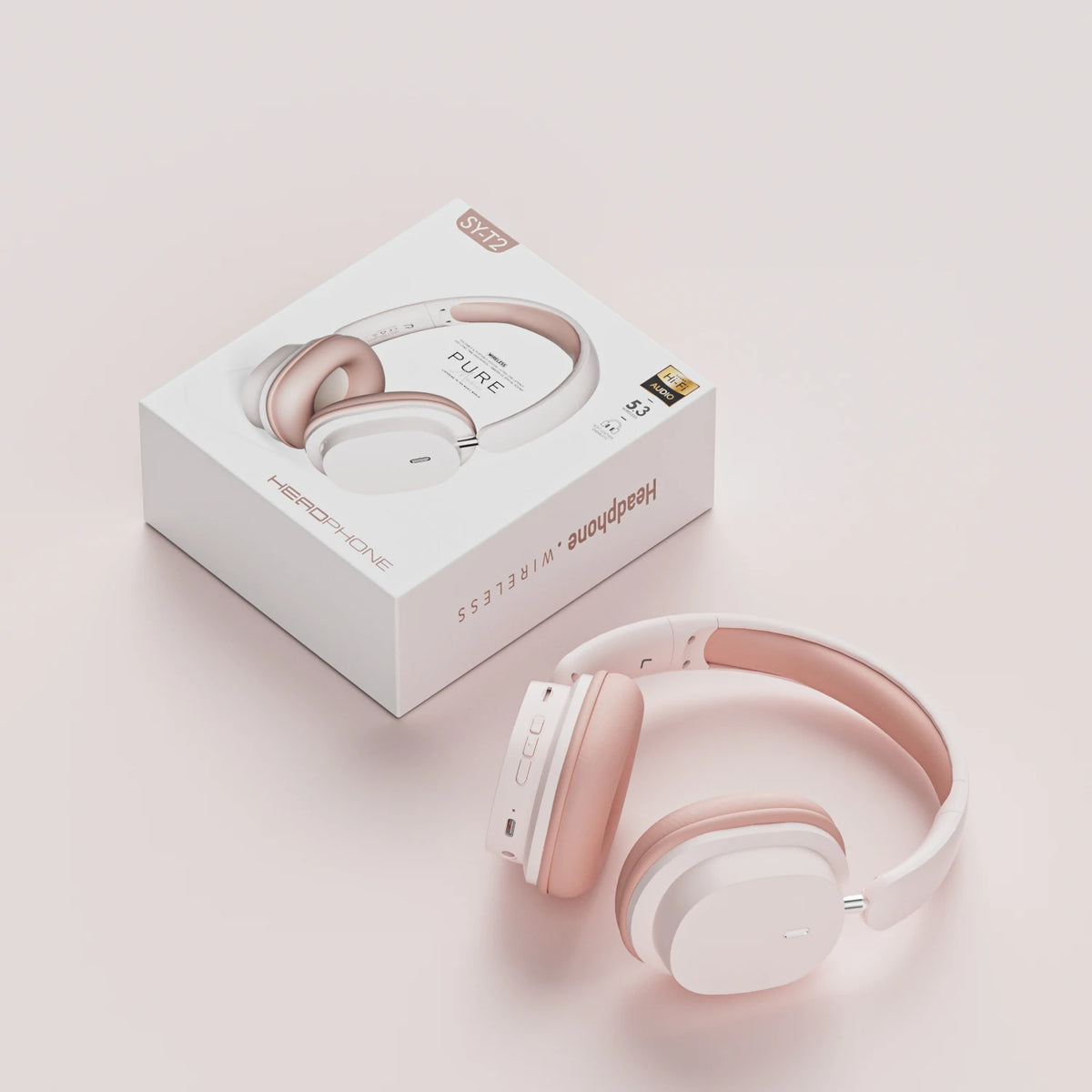 SY-T2 Wireless Bluetooth Noise Reduction Gaming Headphones with Microphone
