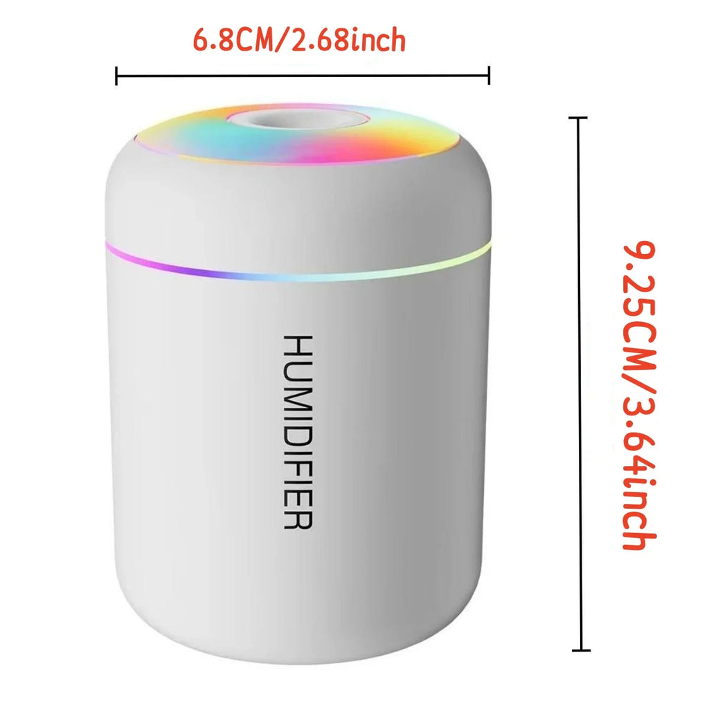 180ml Mini USB Electric Air Humidifier and Aroma Diffuser with Lights