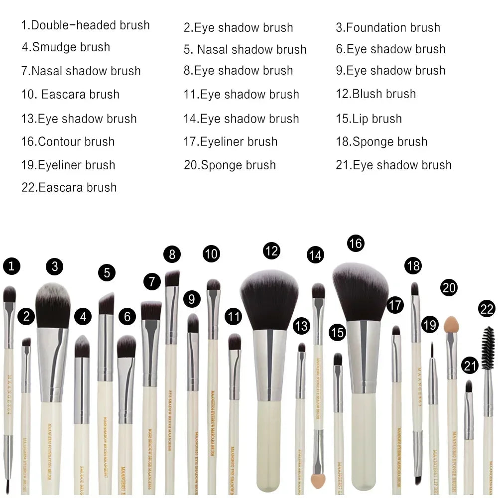 Professional Makeup Brush Set for Eyeshadow and Eyeliner