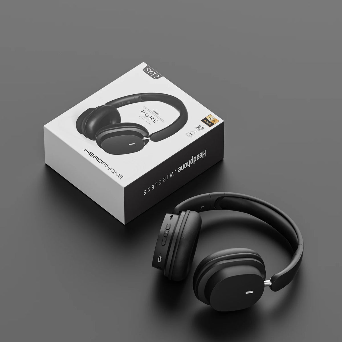 SY-T2 Wireless Bluetooth Noise Reduction Gaming Headphones with Microphone