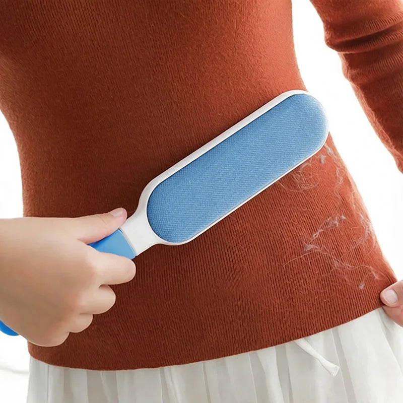 Magic Clothes Lint Remover,Reusable Static Dusting Cleaning Brushes for Sofa Carpet,Pet Cat Hair Fur Roller Brush Manual Cleaner