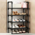 Multi-Layer Space-Saving Elevated Shoe Rack Storage Shelf
