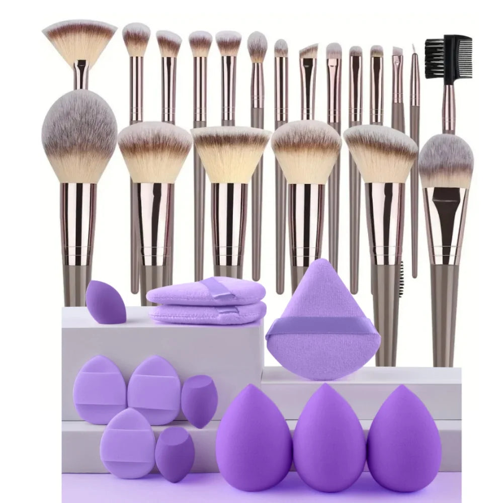 Professional 3-20PCS Makeup Brushes Set Soft Fluffy Foundation Eyeshadow Concealer Blending Blush Brush Kabuki Women Beauty Tool