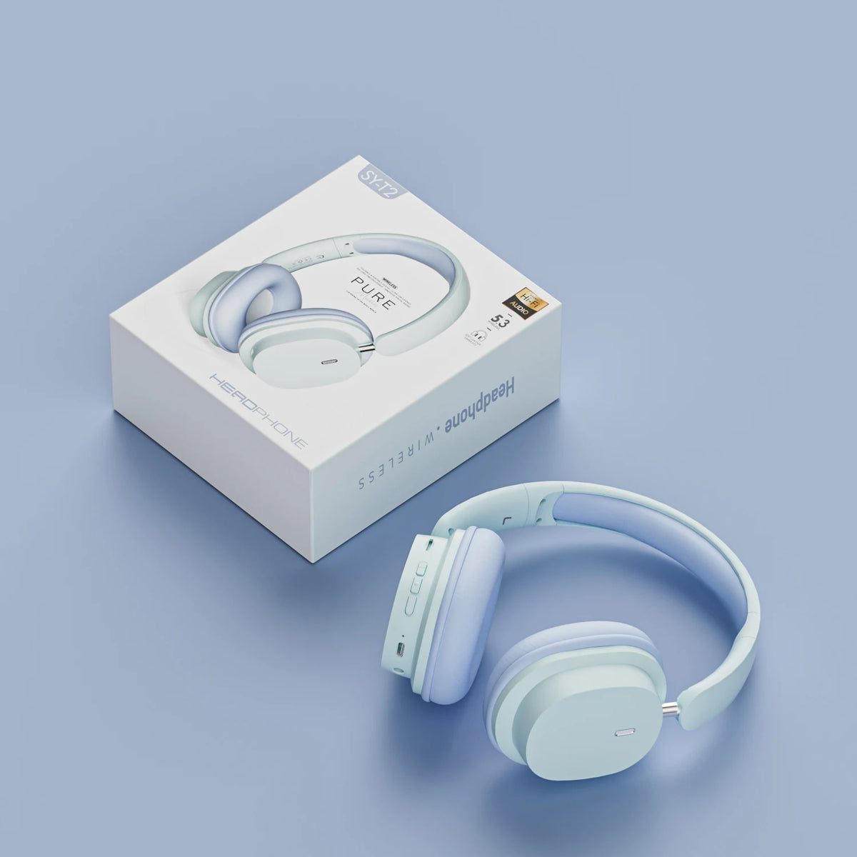 SY-T2 Wireless Bluetooth Noise Reduction Gaming Headphones with Microphone