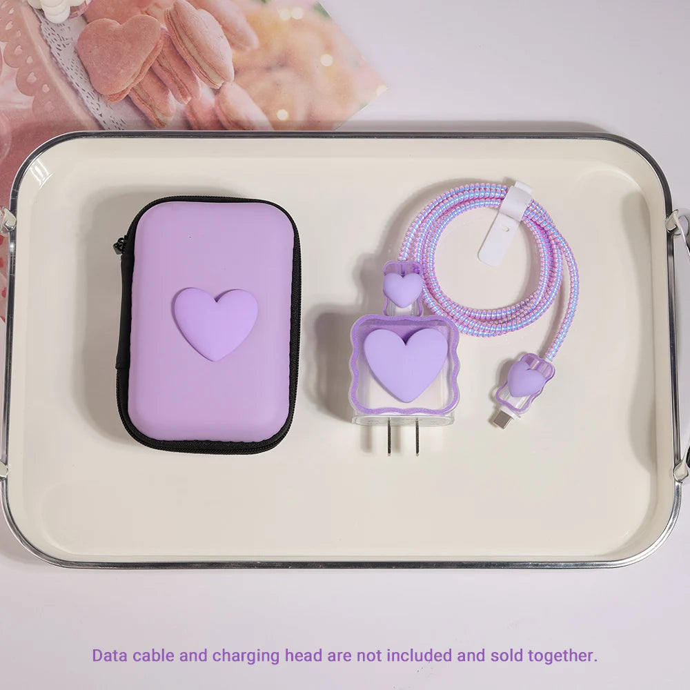Portable Cable Protector and Storage Bag for iPhone 18W/20W Chargers