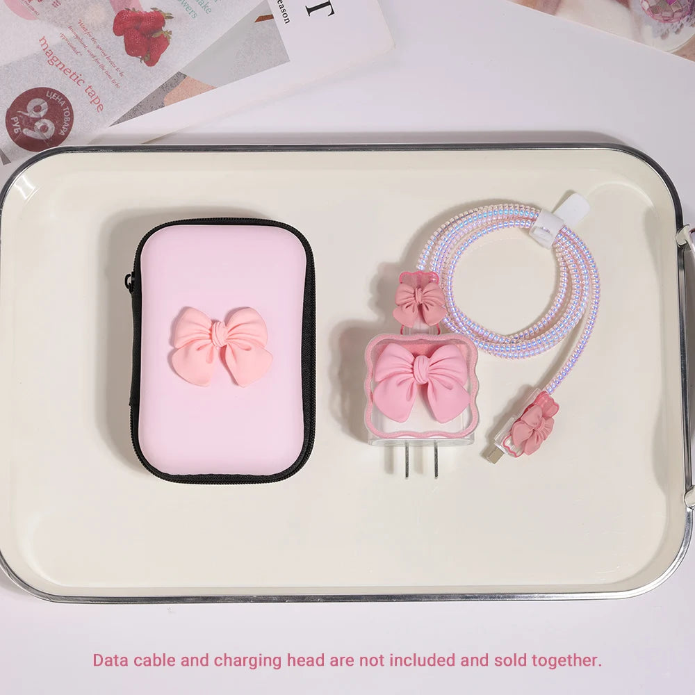 Portable Cable Protector and Storage Bag for iPhone 18W/20W Chargers