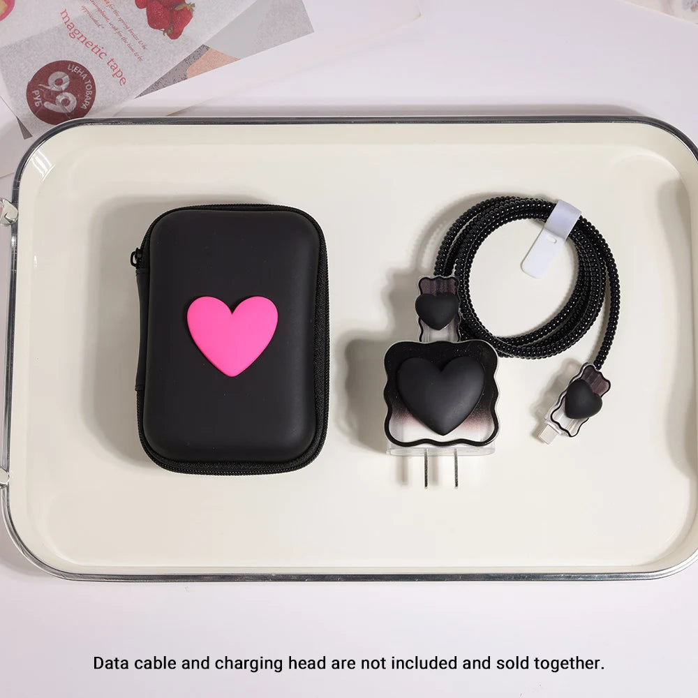 Portable Cable Protector and Storage Bag for iPhone 18W/20W Chargers