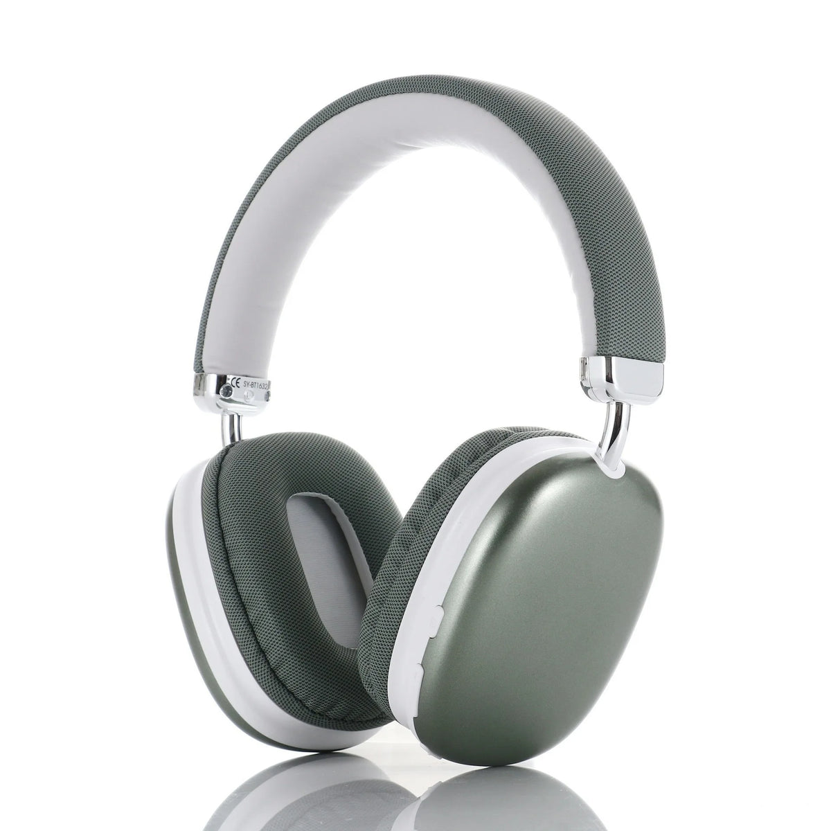 Wireless Over-Ear Fabric Headband Headphones with Noise Cancelling