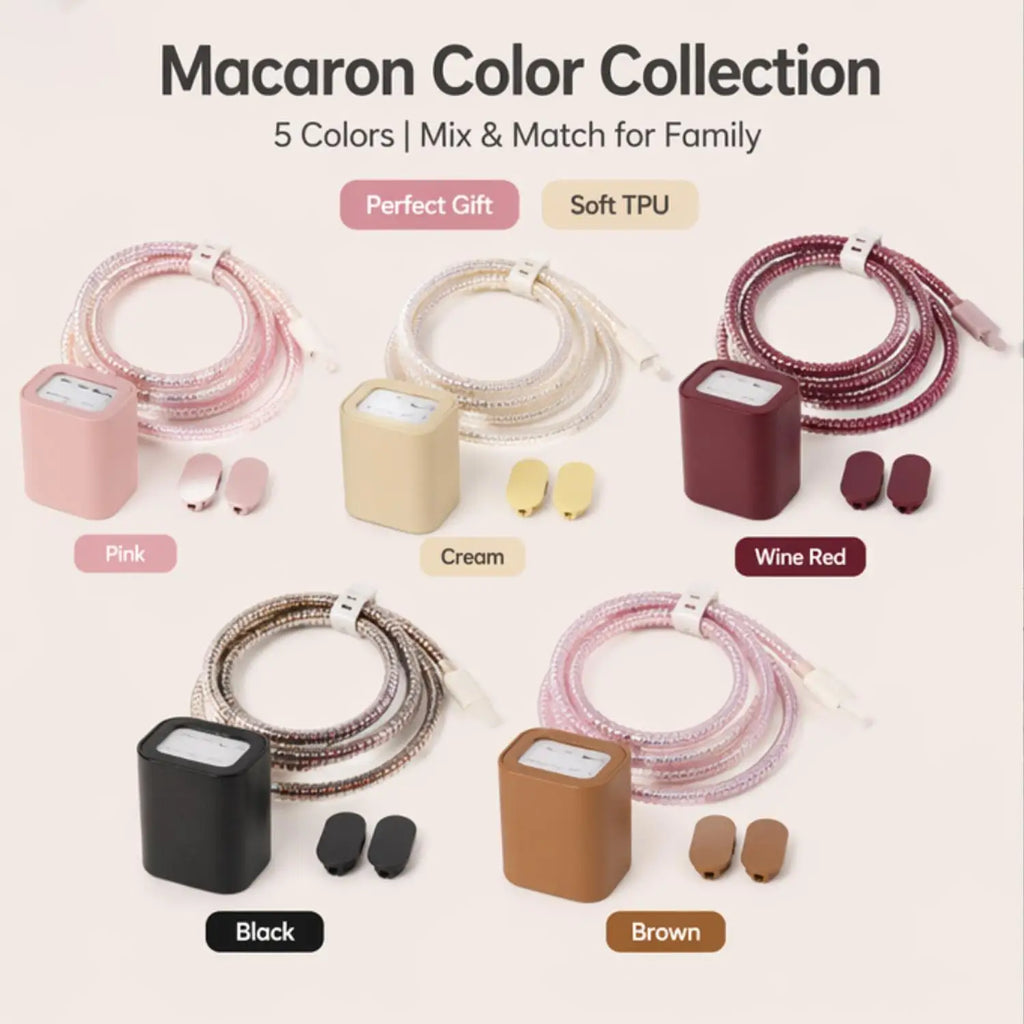 18W/20W Phone Charger Protector and Cable Winder for iPhone